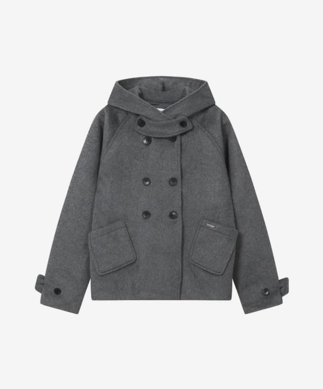 미세키 서울 후드 코트 차콜 상품이미지2