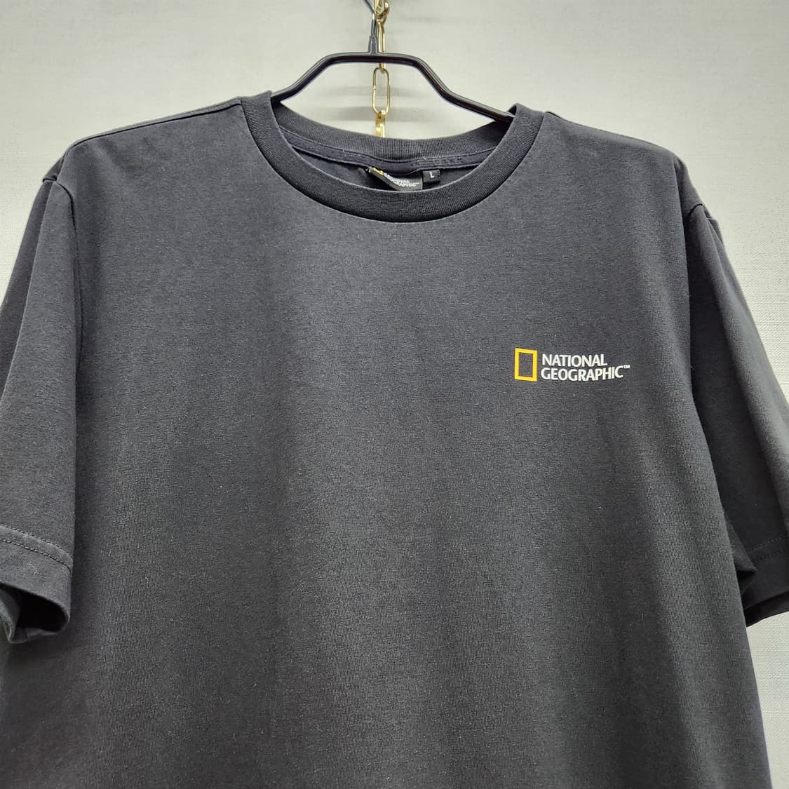 내셔널지오그래픽 로고 반팔티 L(M~L) 상품이미지2