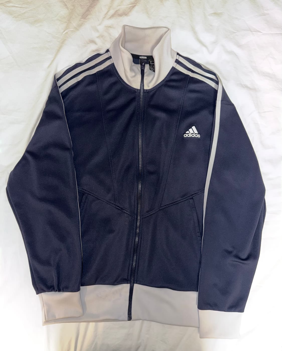 ( L ) 아디다스 트랙탑 져지 네이비/화이트 삼선 상품이미지1