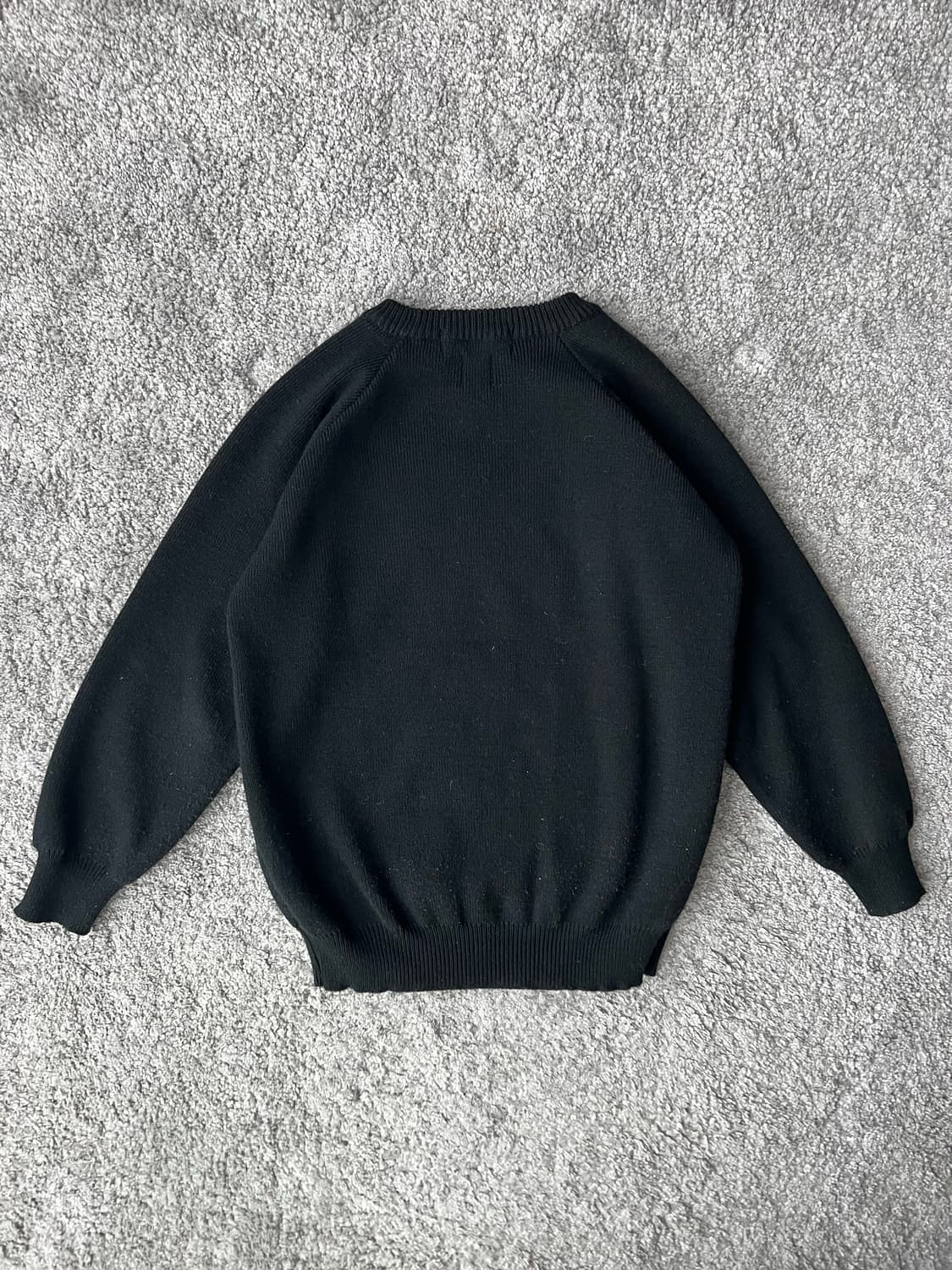 꼼데가르송 풀오버 니트 블랙 상품이미지3