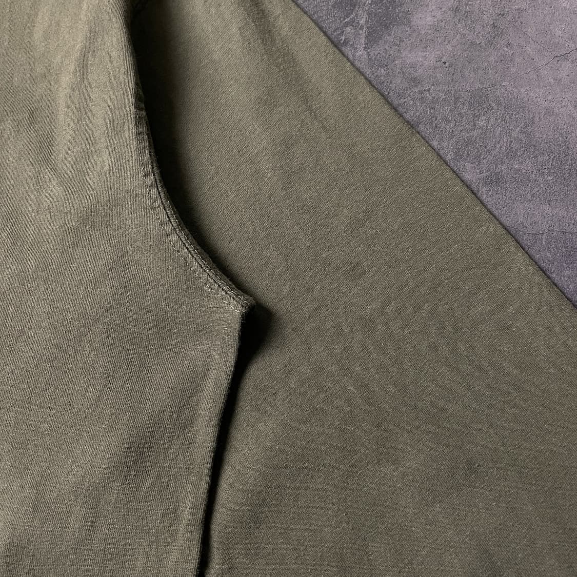 DICKIES 디키즈 빈티지 카키 시보리 긴팔 티셔츠 A00888 상품이미지8