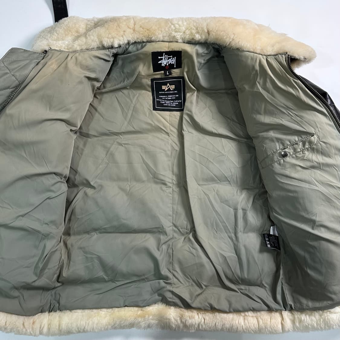 스투시 x 알파인더스트리 B-3 자켓  상품이미지7