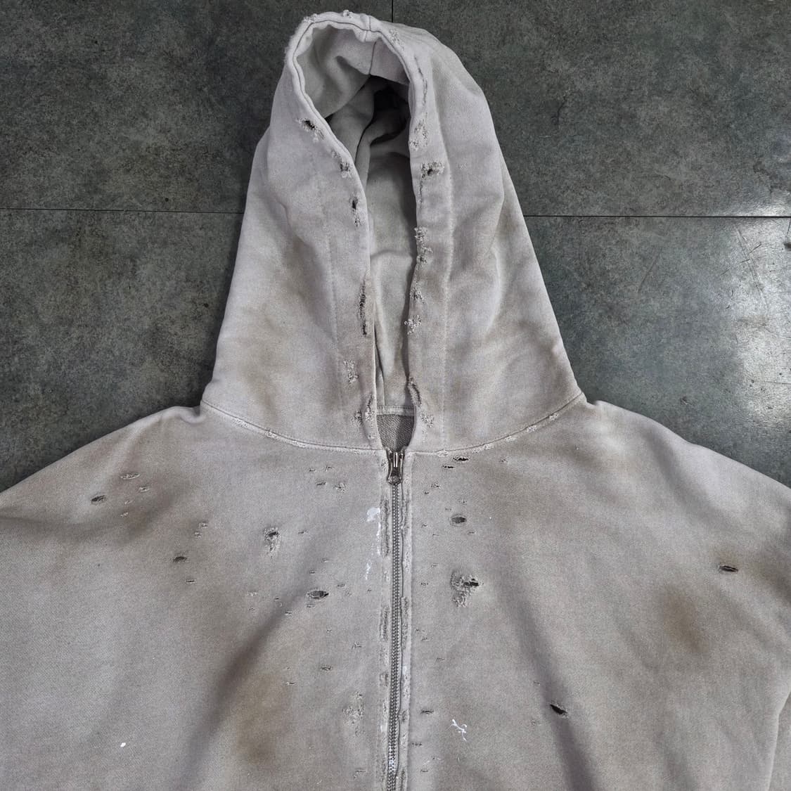 빈티지 다잉 후드집업 상품이미지4