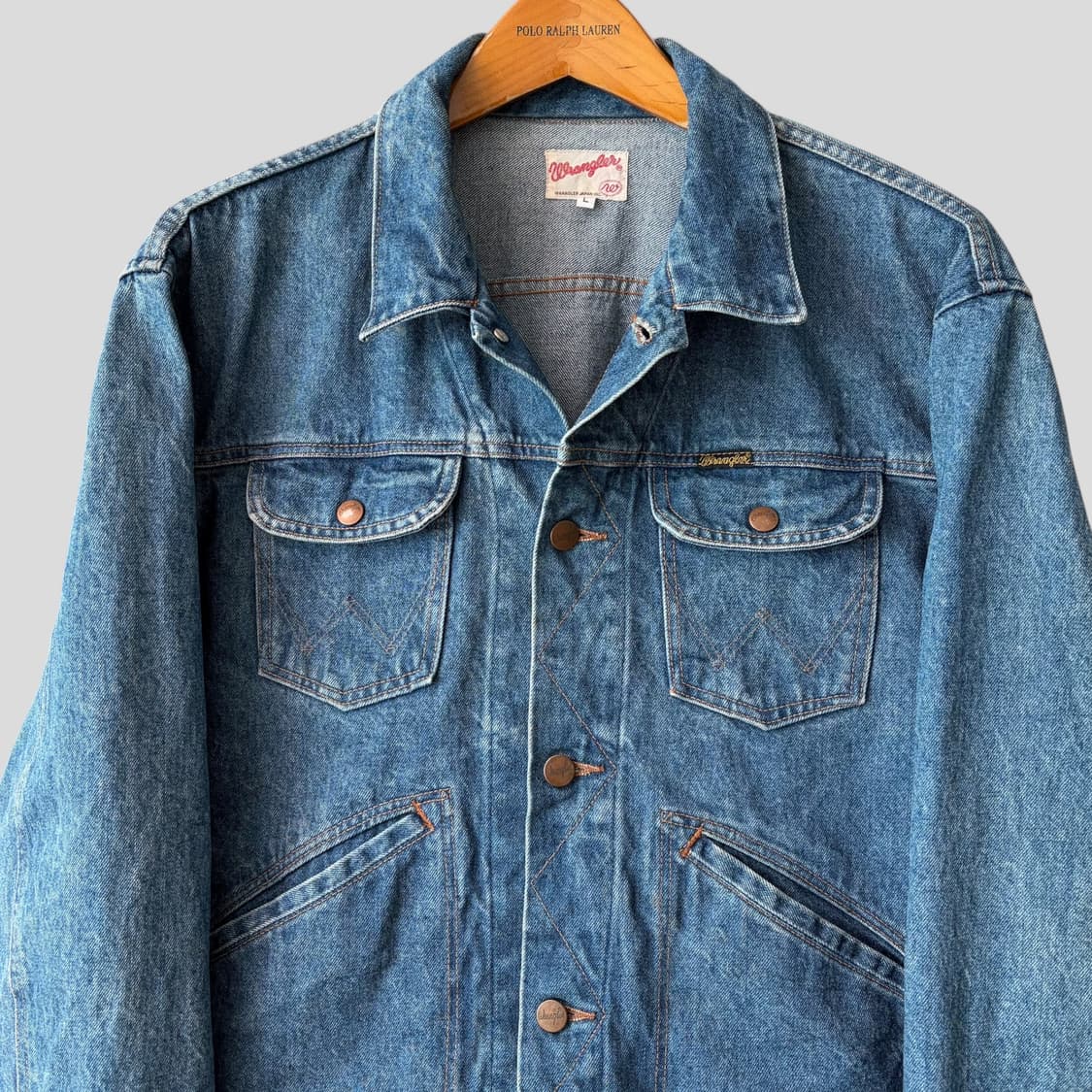 (L)90s-00s Wrangler 랭글러 124mj 데님자켓 상품이미지2