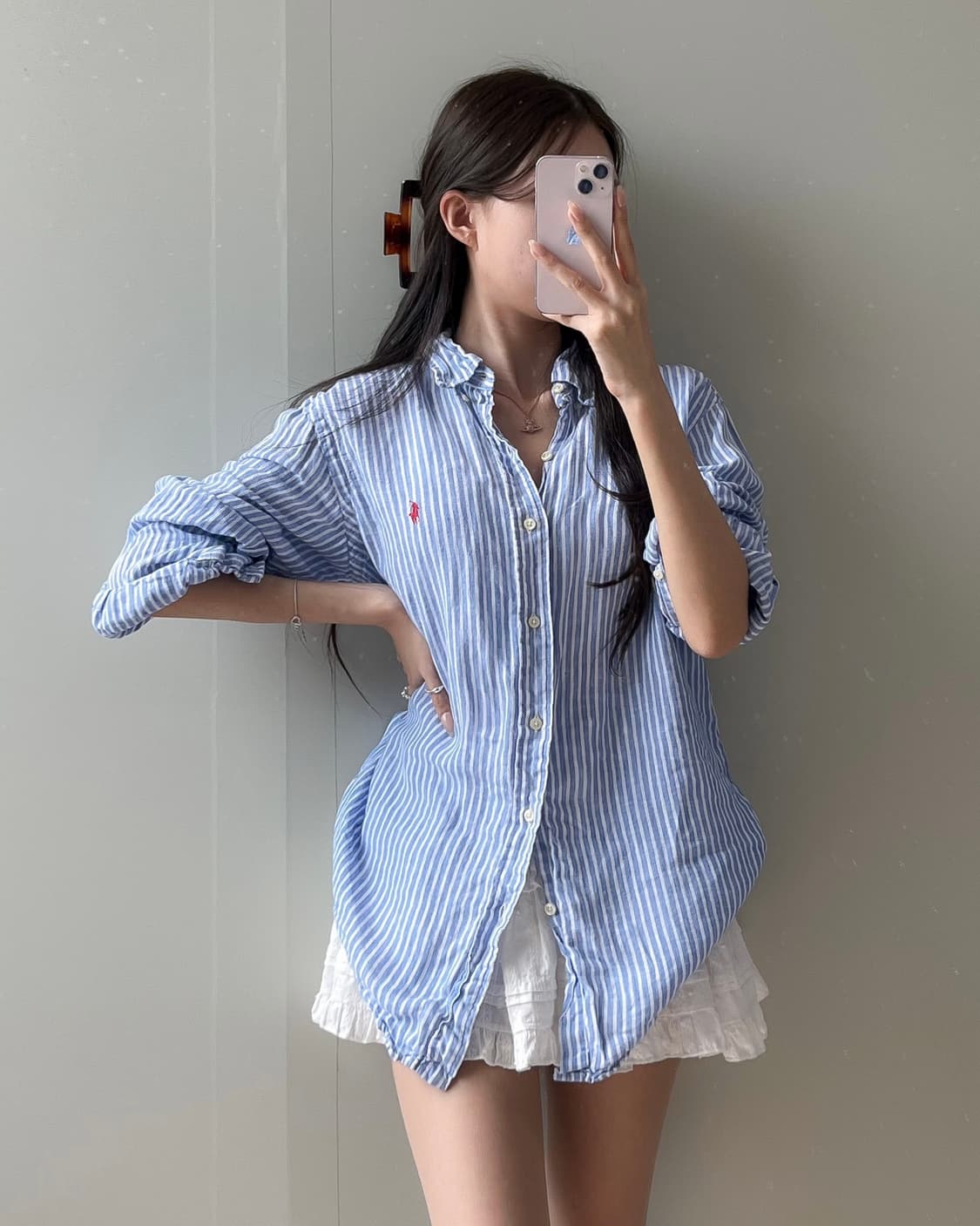 폴로 린넨 셔츠  상품이미지3