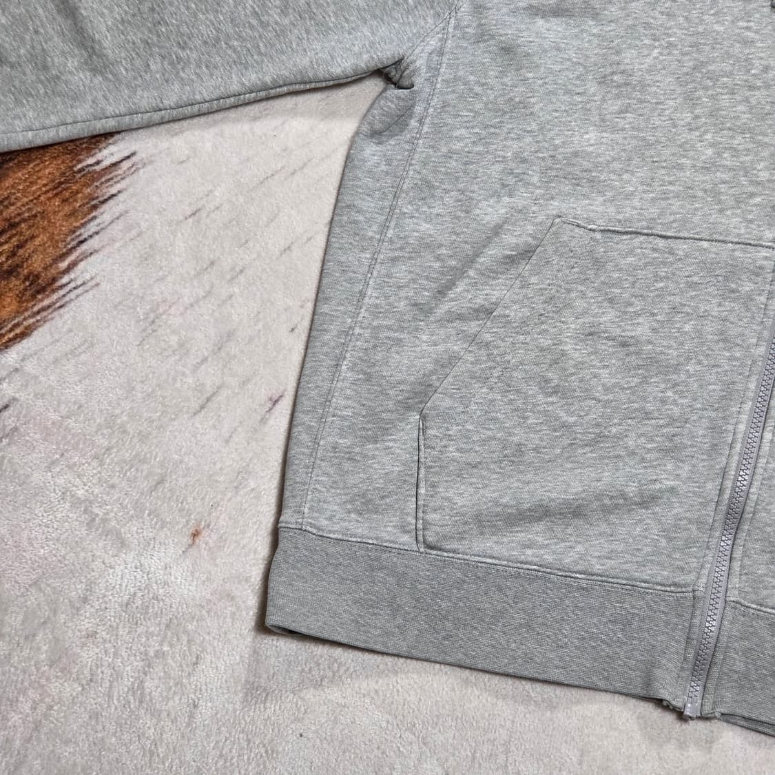 나이키 스우시 그레이 후드집업 상품이미지3