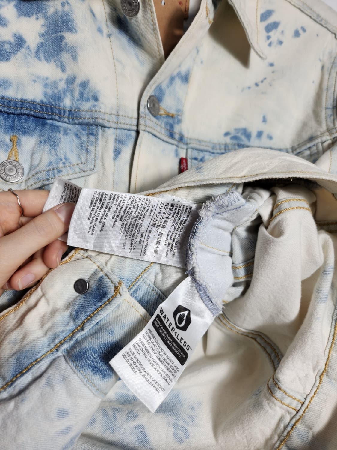 리바이스 타이다이 데님 트리거 자켓 상품이미지4