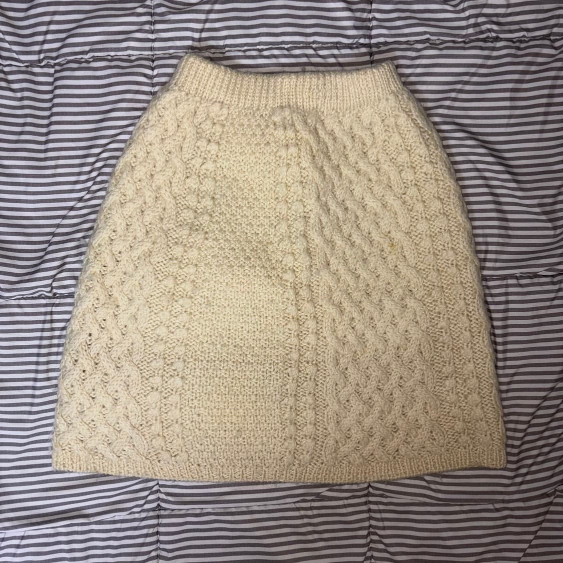 빈티지 울 미니 미디 니트 스커트 상품이미지2