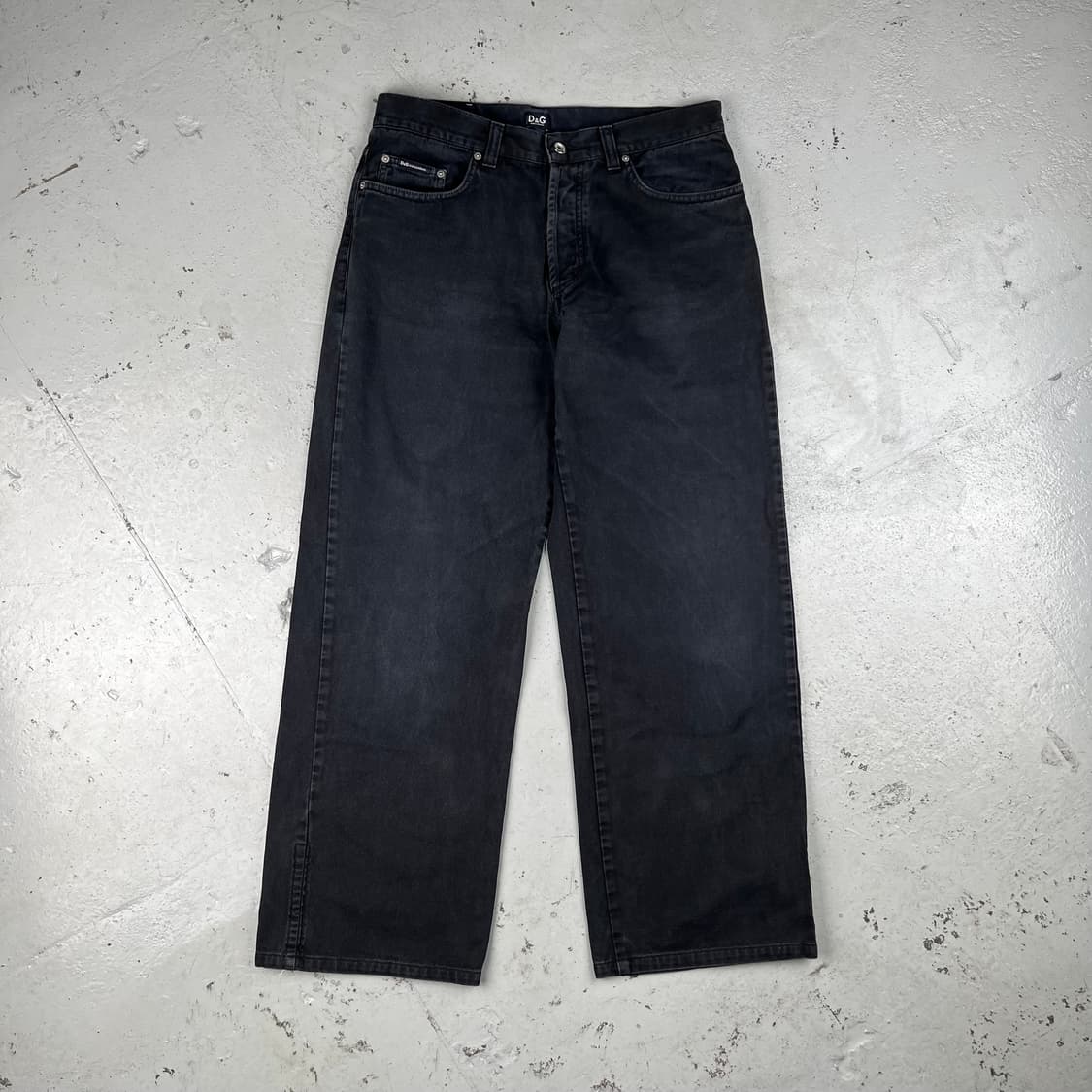 돌체앤가바나 90s 유로 와이드 레그 진 상품이미지1