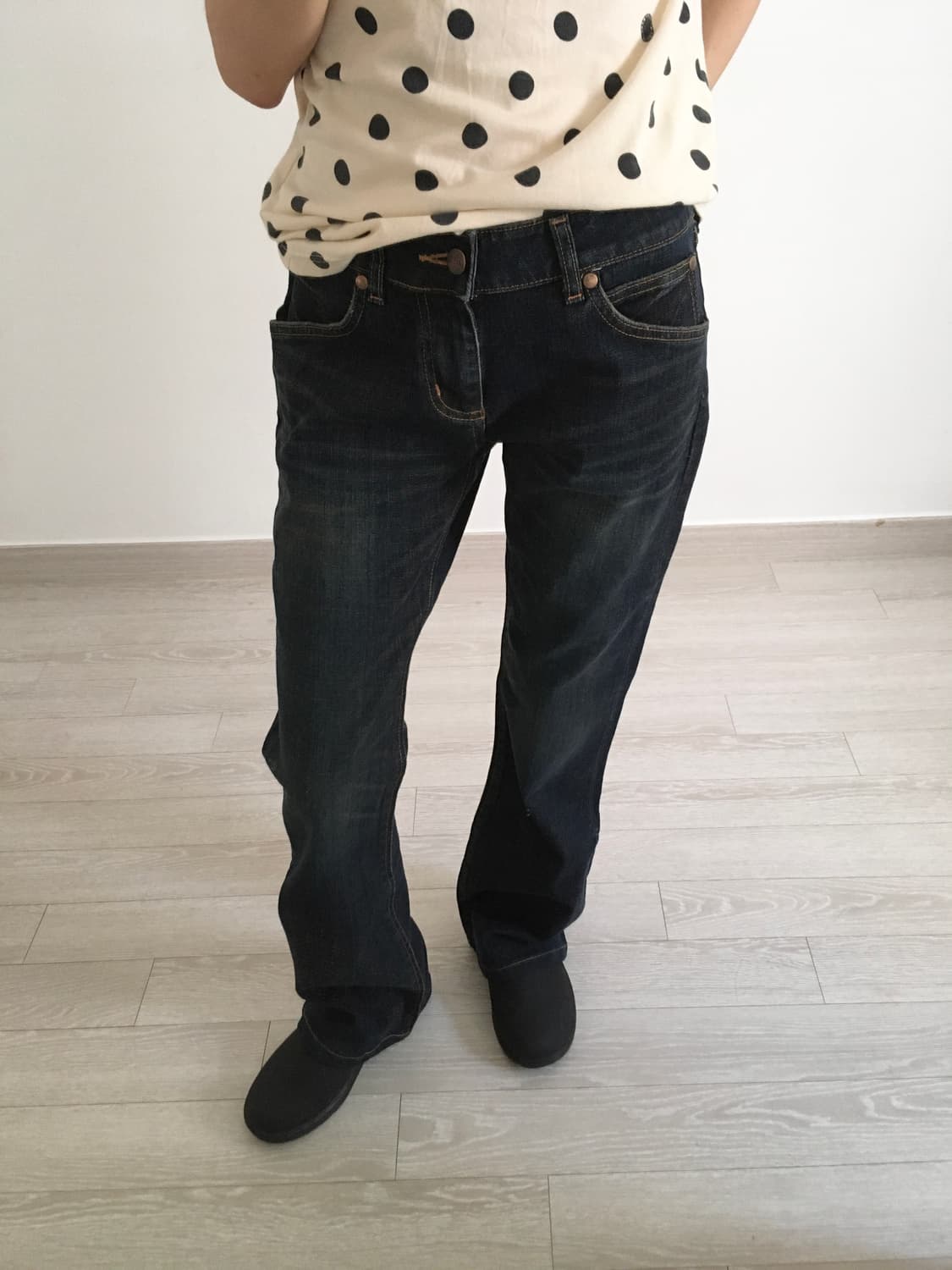 dark slim bootscut jeans 상품이미지2