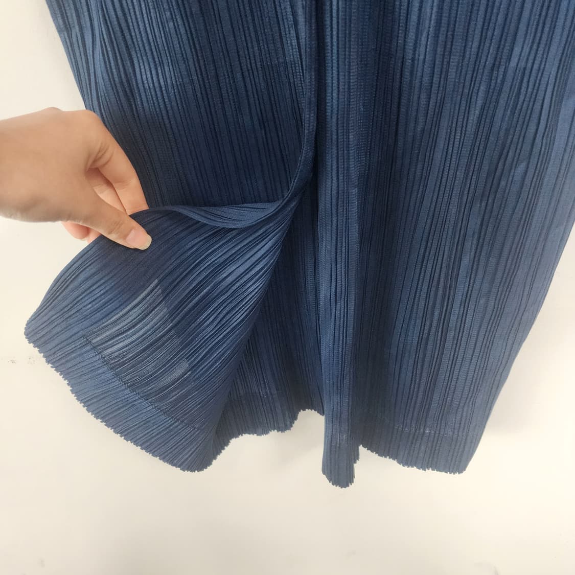 플리츠플리즈 롱 원피스 블루 상품이미지7