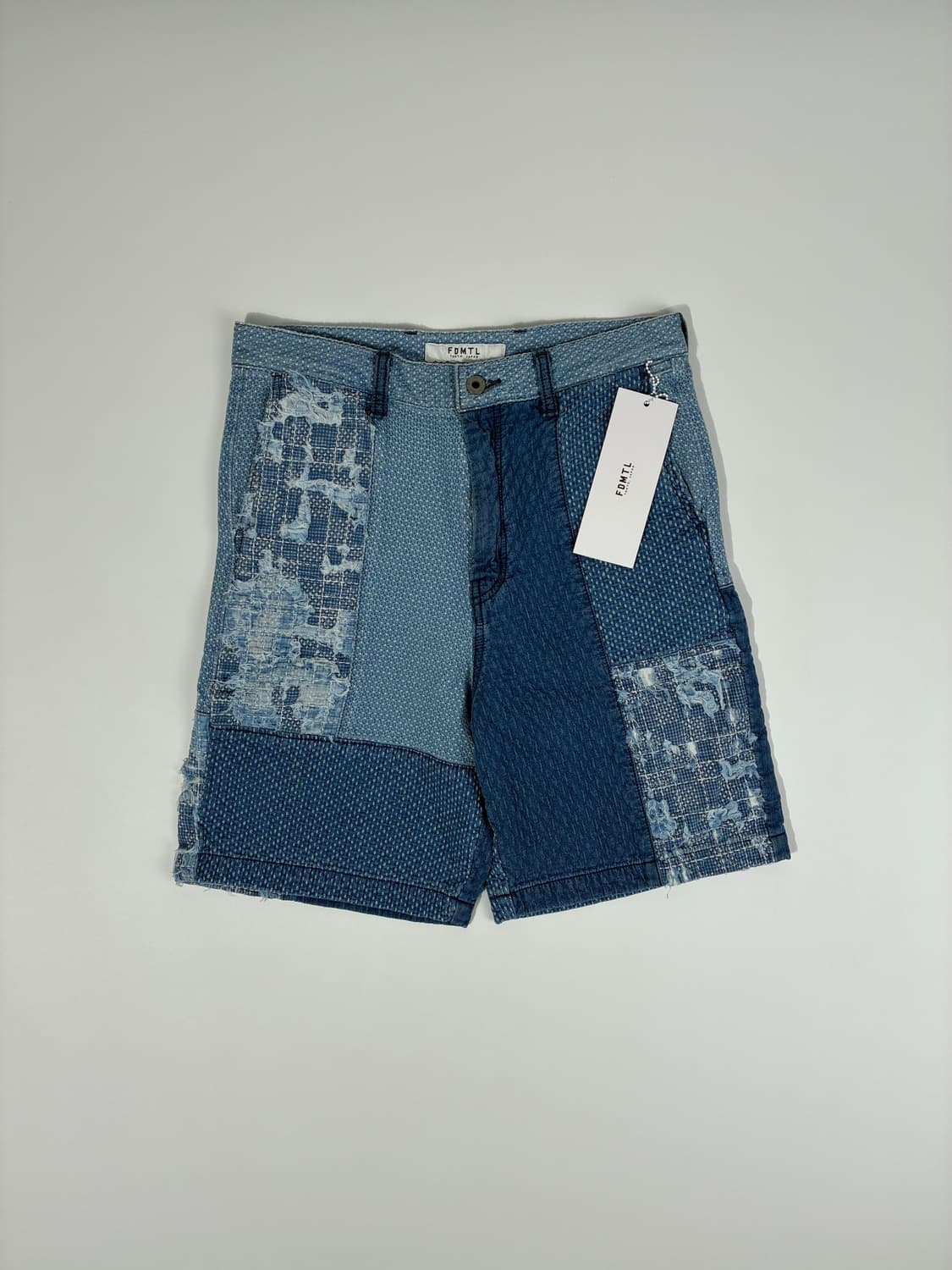 FDMTL 펀더멘탈 사시코 보로 데님 반바지 상품이미지1