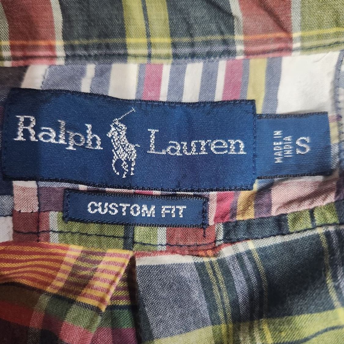 [남S]폴로랄프로렌 마드라스 패치 셔츠[Y63-203] 상품이미지7