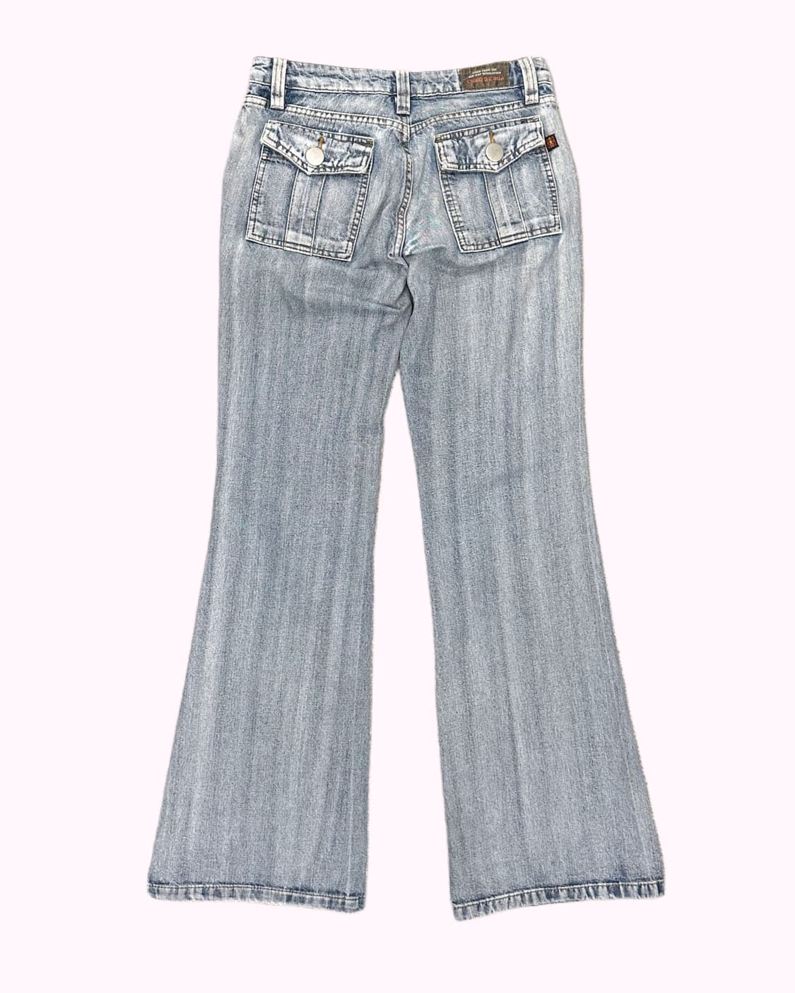 white washing low-rise flare jean 상품이미지6