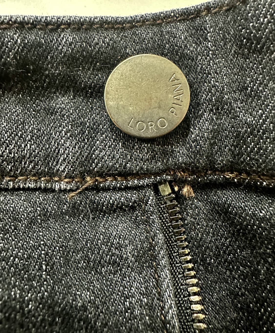 로로피아나 쿠아로나 블랙 데님팬츠 36 상품이미지5