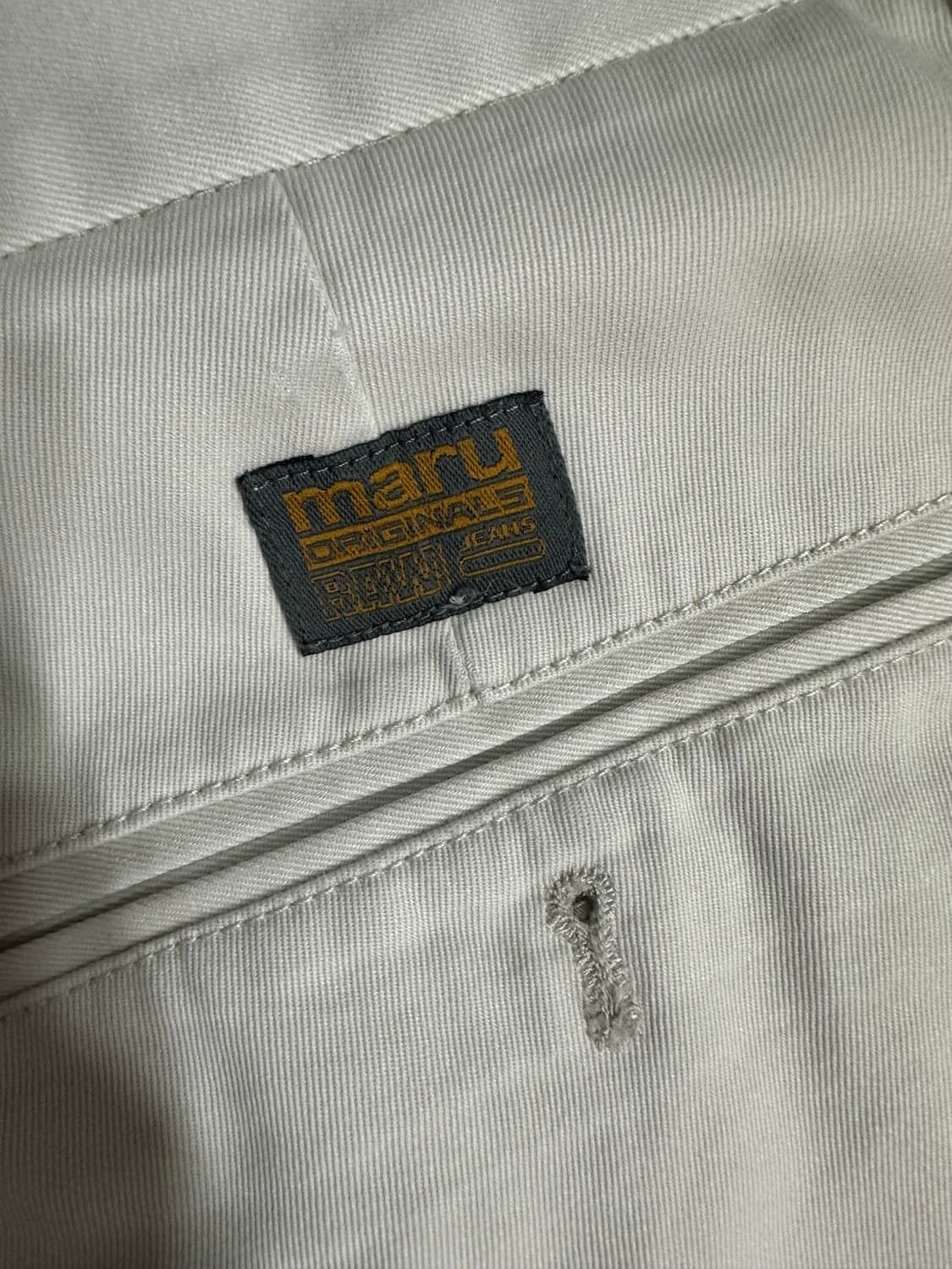 maru ORIGINALS 클래식 치노팬츠 와이드핏 32사이즈 상품이미지5