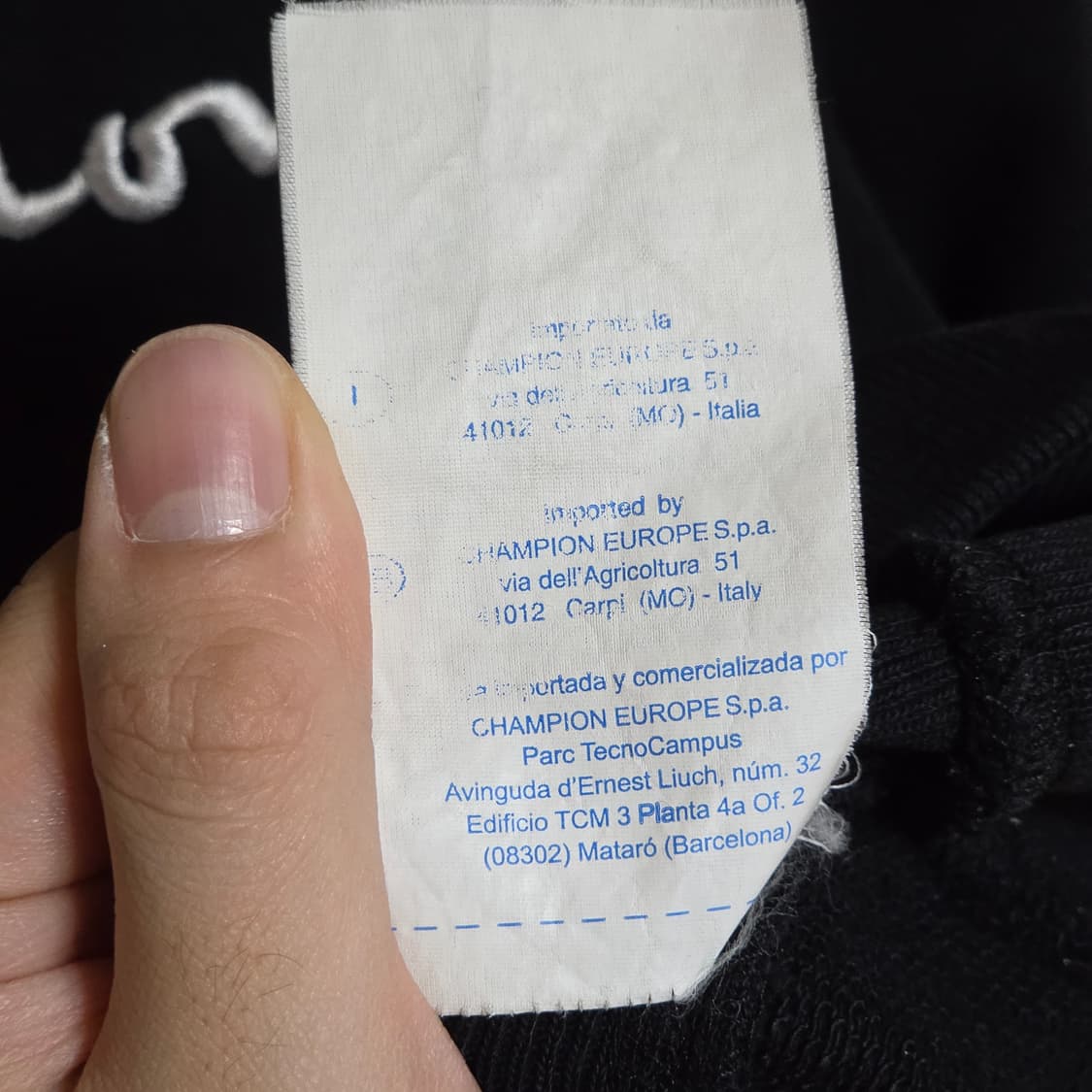 90'S 챔피온 리버스위브 블랙 후드티 상품이미지10