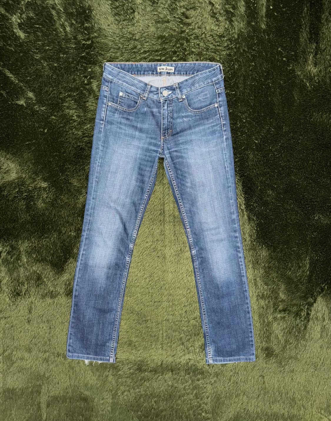 [27X32] 아크네 스튜디오 진스 빈티지 워싱 데님 팬츠 인디고 상품이미지1