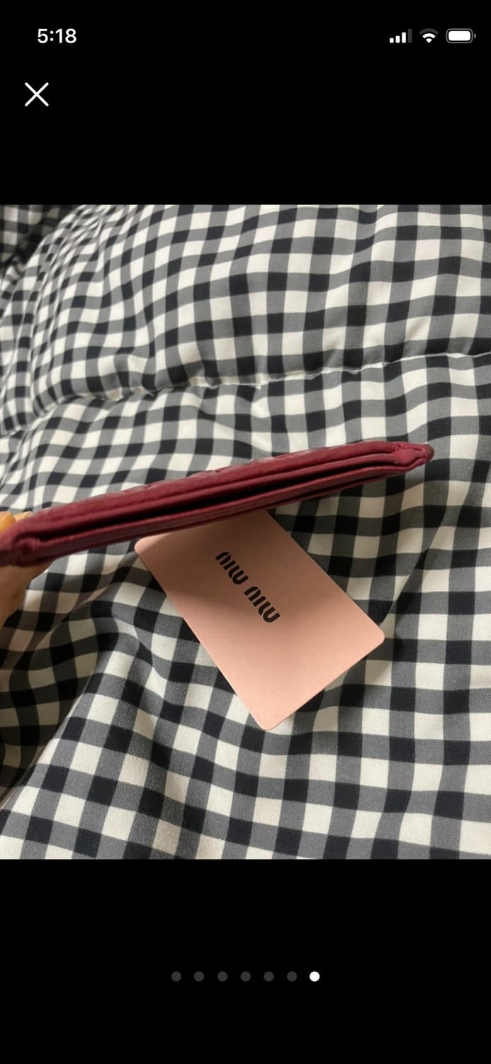 미우미우 카드지갑 카드홀더 상품이미지7