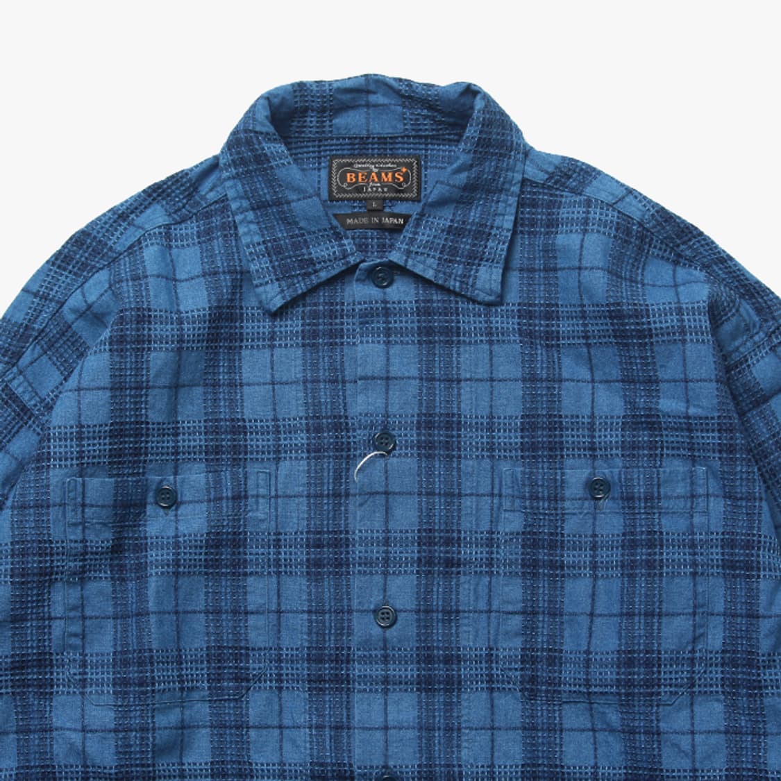  BEAMS PLUS "Blue Check Shirts" 상품이미지2