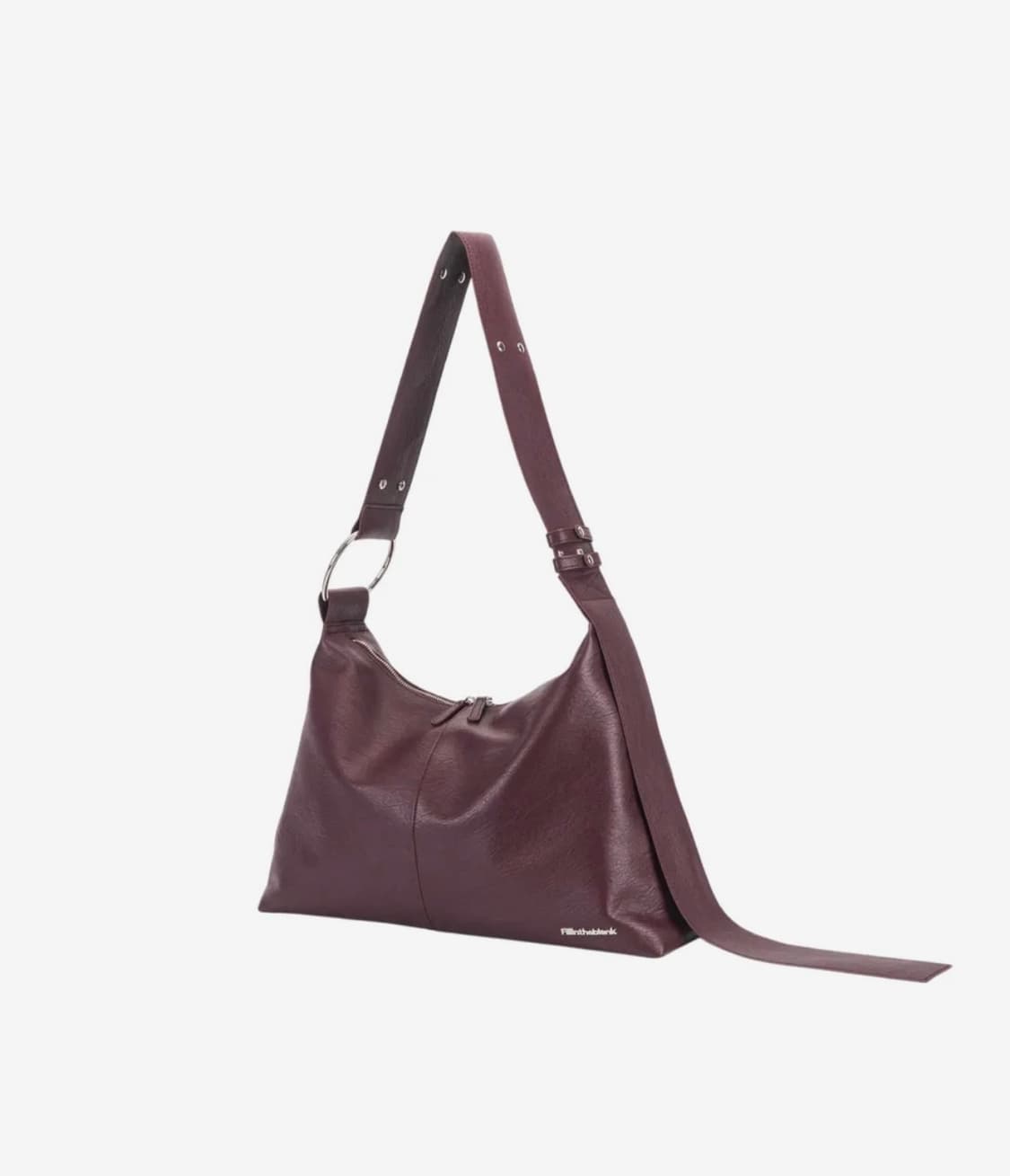 필인더블랭크 D. Wide Strap Bag 와인 상품이미지4