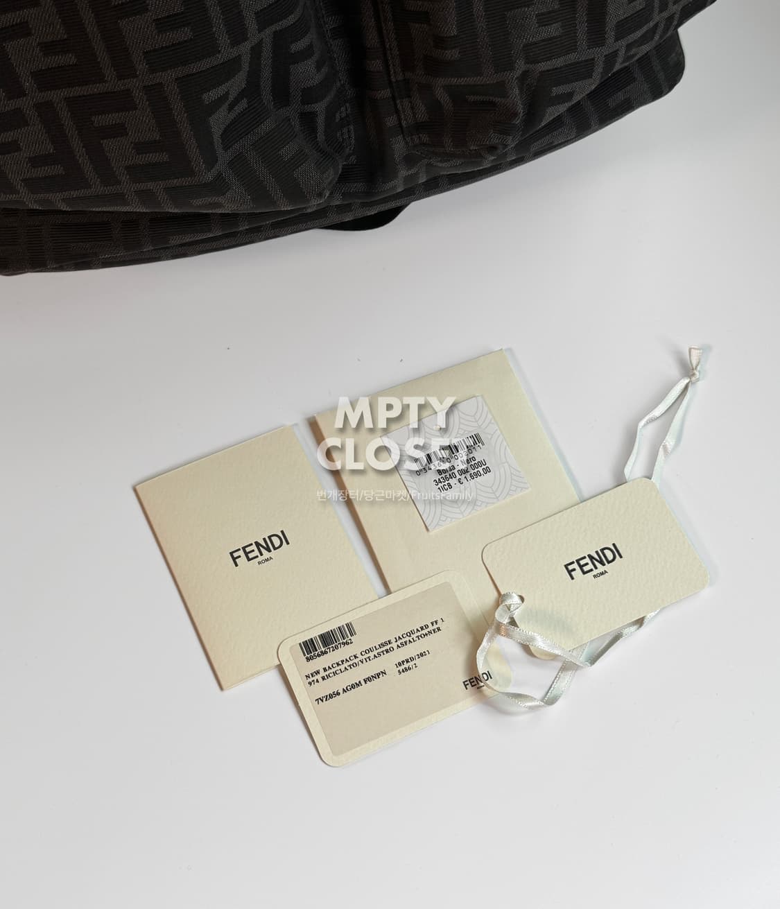 펜디 모노그램 자카드 스트라이크 백팩 라지 7VZ056 상품이미지10