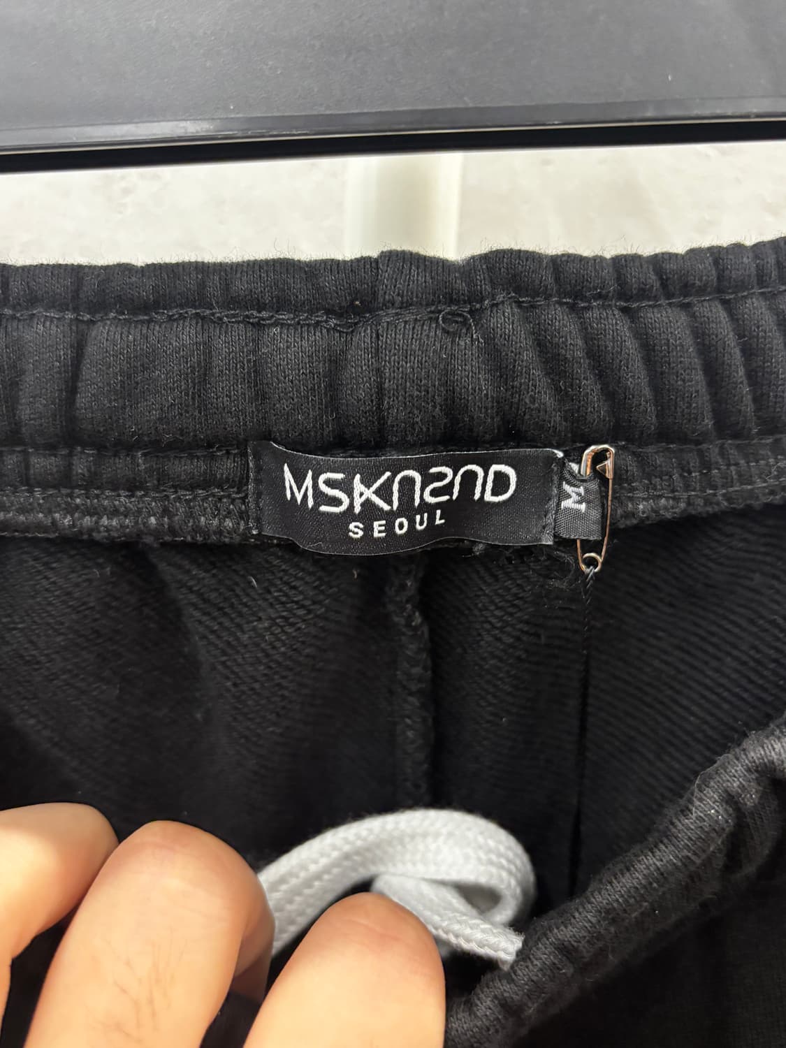 MSKN2ND 조거팬츠 블랙 M 상품이미지4