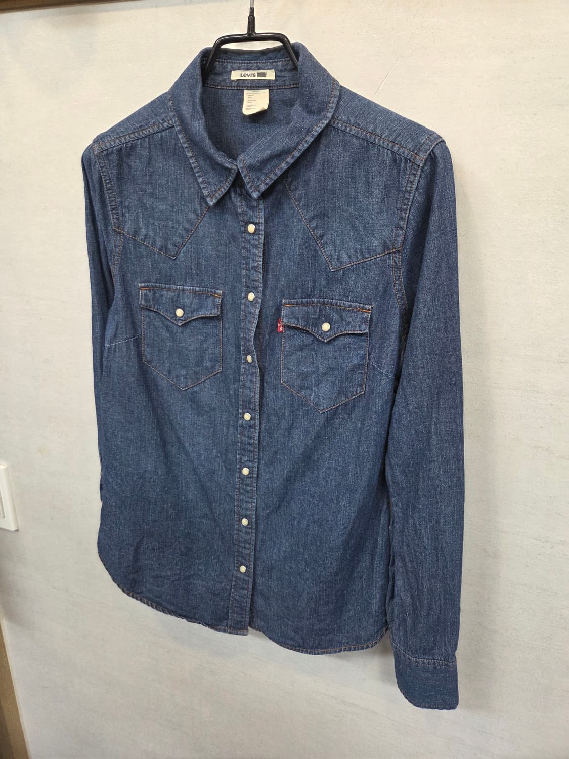 리바이스 올드스쿨 빈티지 웨스턴 데님셔츠 긴팔 sp 상품이미지5