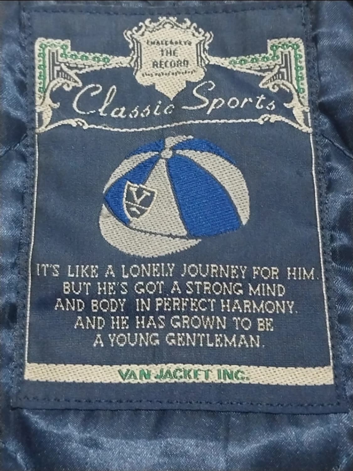 VAN Jacket Inc. 바시티 울 가죽 자켓 상품이미지7