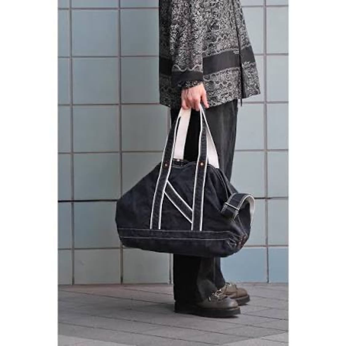 나이스네스 l.lesh 토트백 블랙 새상품 상품이미지8