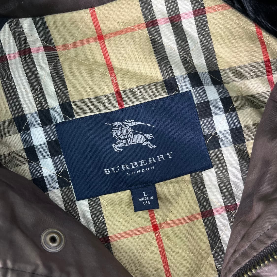 100 버버리 90s 왁스 자켓 상품이미지3