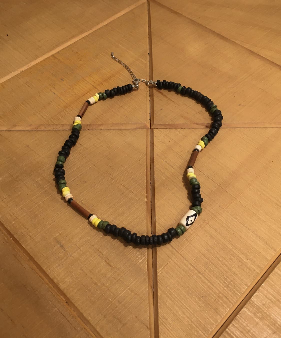 amber leaf necklace 상품이미지1