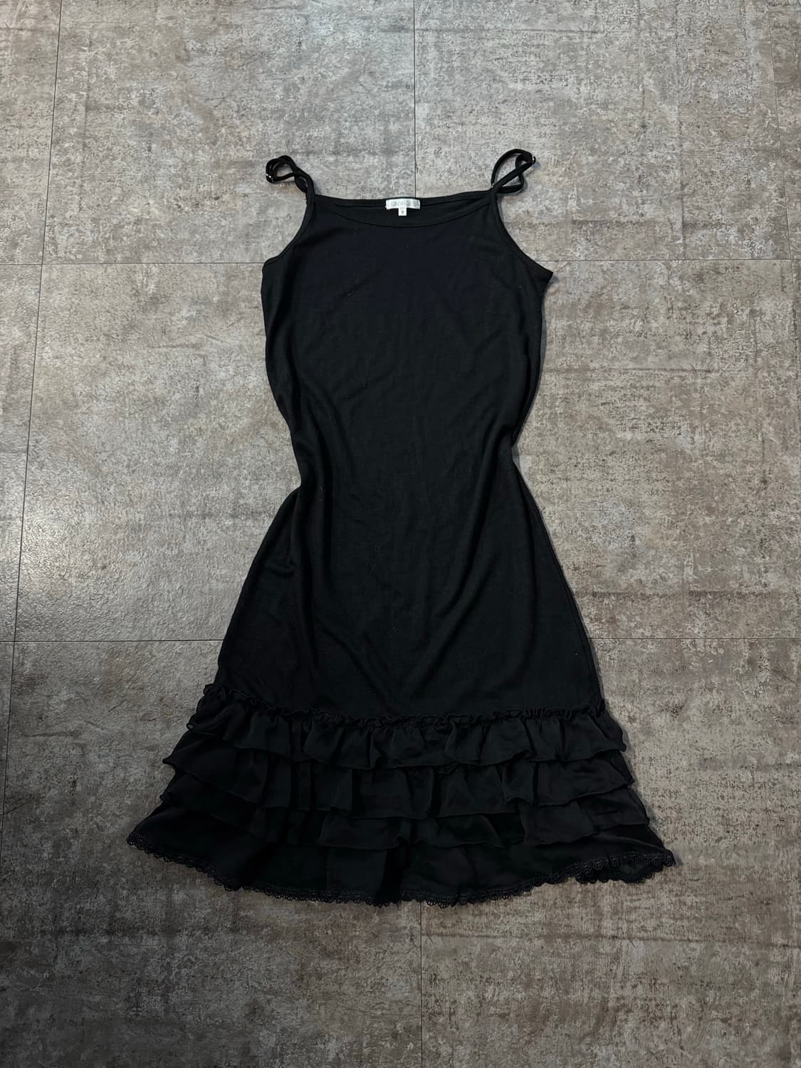 케이블 니트 원피스 프릴 이너 2pcs SET 상품이미지8