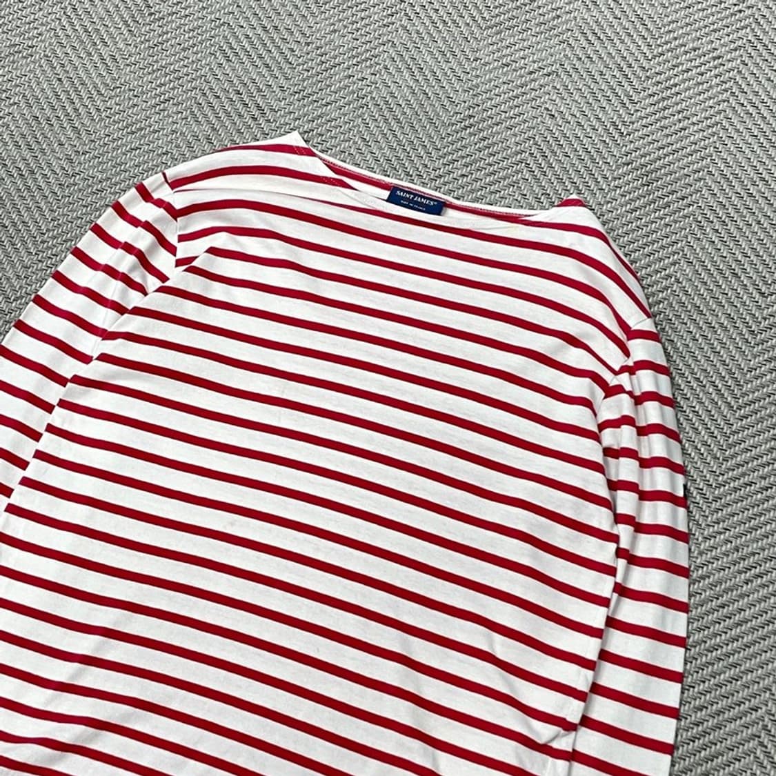 세인트제임스 스트라이프 단가라 티셔츠 v0066 상품이미지3