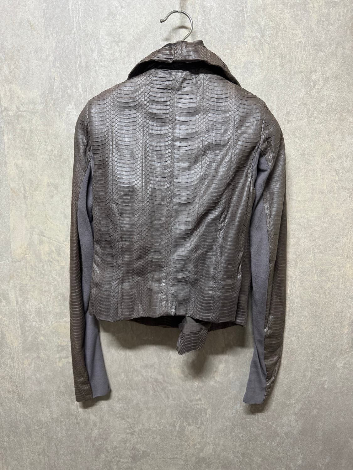 40 / Rick Owens 나스카 파이톤 스네이크 레더 자켓 상품이미지3