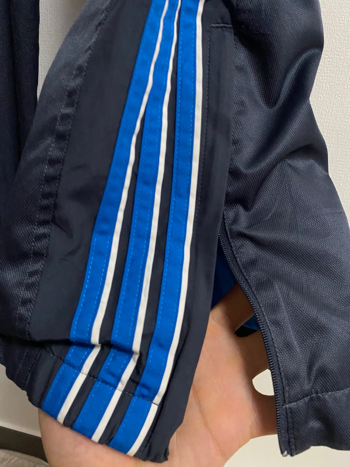 (36)90s 아디다스 올드스쿨 와이드핏 기모 트랙 팬츠 상품이미지4