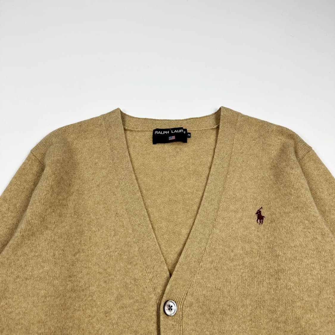 폴로스포츠 재팬 클래식 니트 가디건 베이지 M 상품이미지2