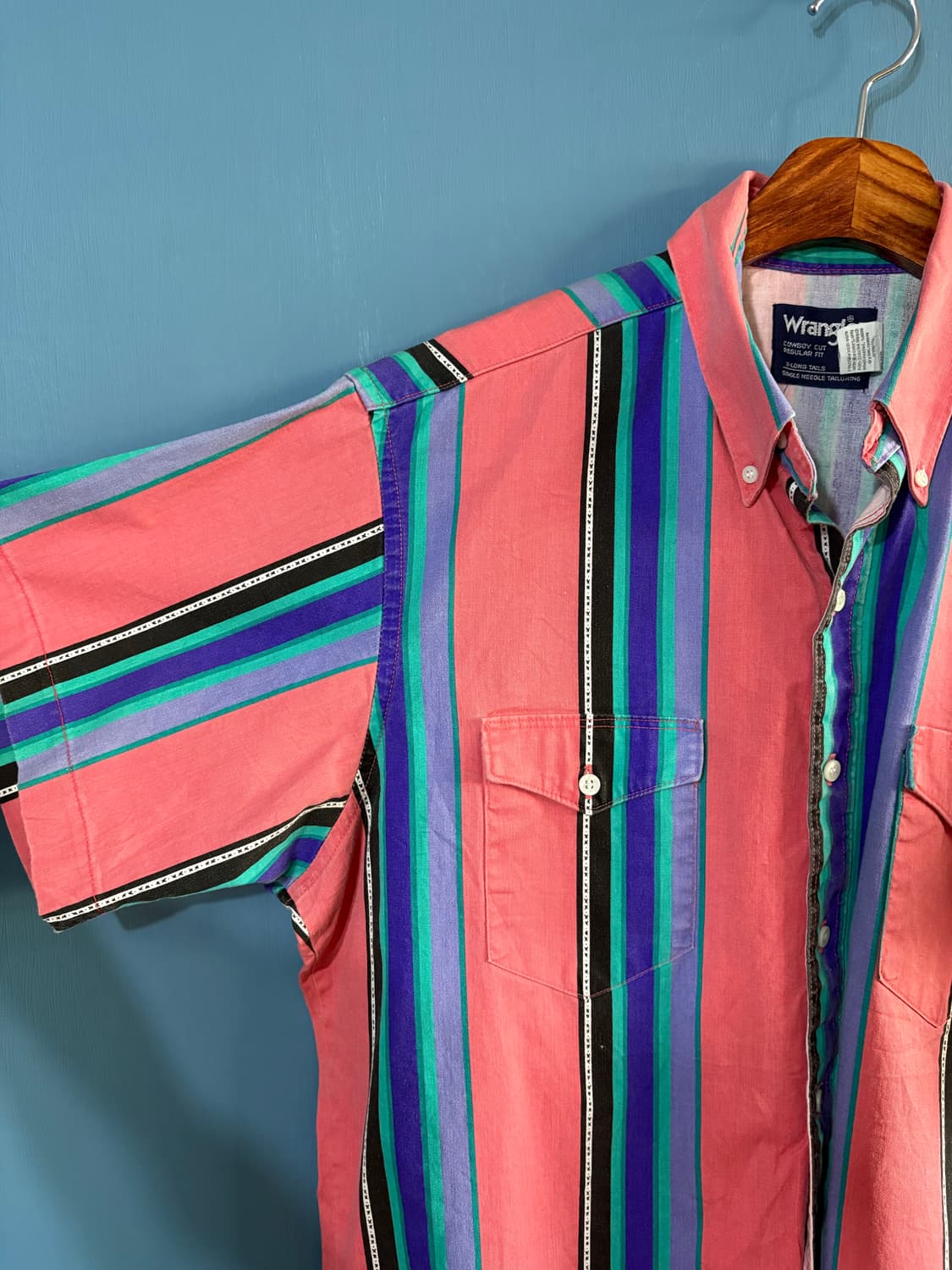90‘s Wrangler Brush popper Western Shirt 상품이미지2