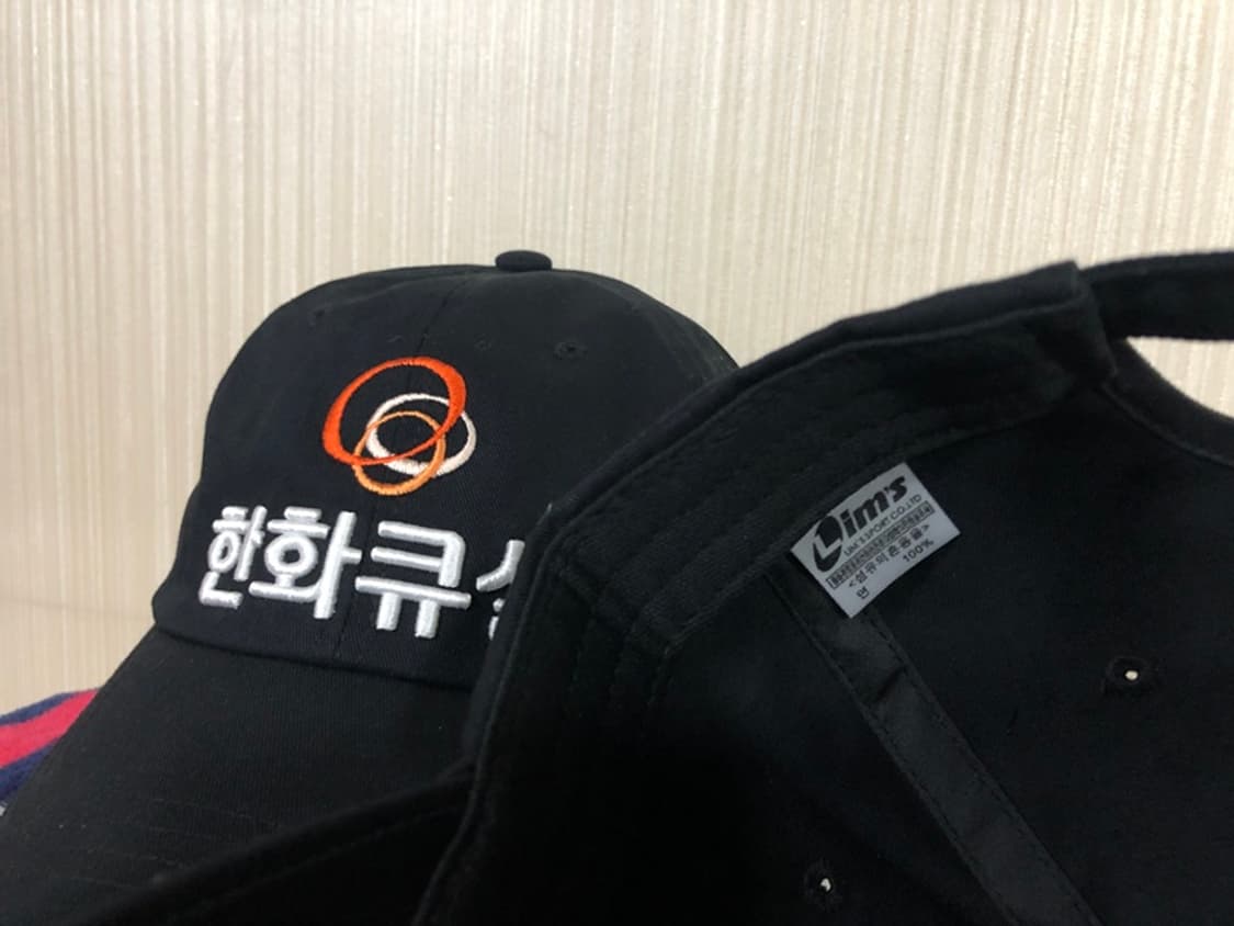 미즈노 한화큐셀골프단 프로골퍼 모자/캡(블랙) 상품이미지10