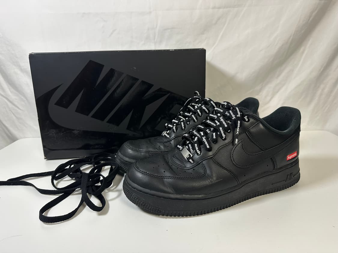 슈프림 나이키 에어포스 블랙 (265) 상품이미지1