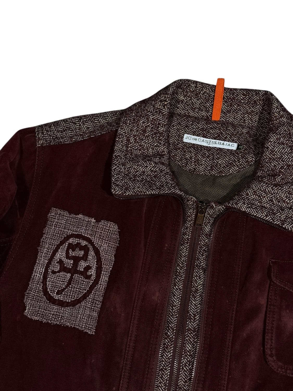 Castelbajac 까스텔바작 헤링본 디테일 워크자켓 상품이미지3