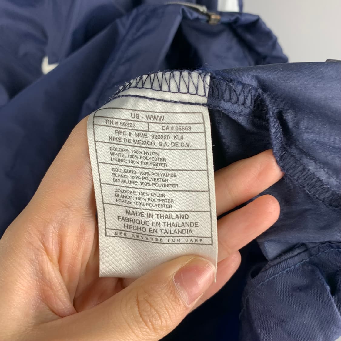 00s 나이키 라인 네이비 바람막이 상품이미지5