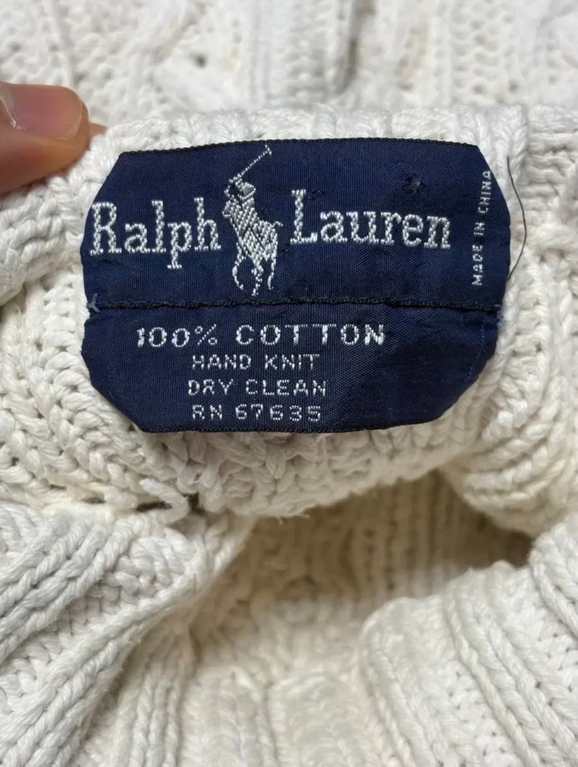 폴로랄프로렌 면 니트 상품이미지2