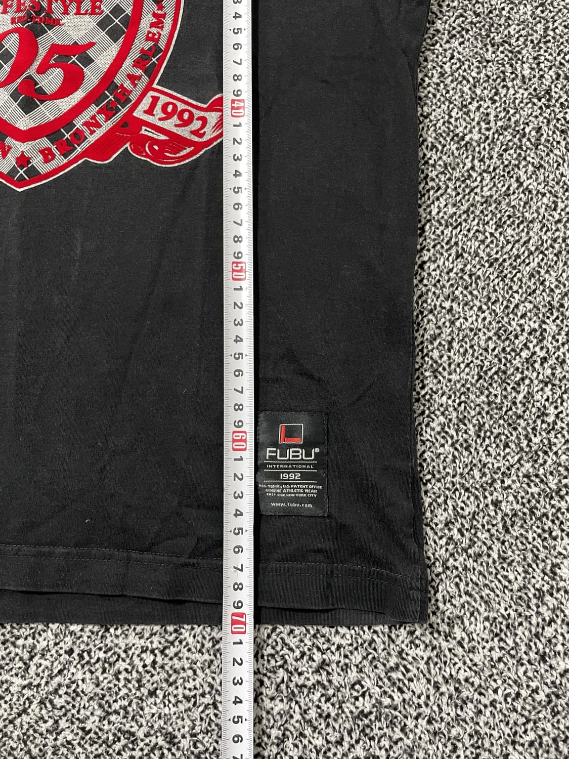 빈티지9. FUBU 후부 로고 프린트 반팔 티셔츠 반소매 상품이미지6
