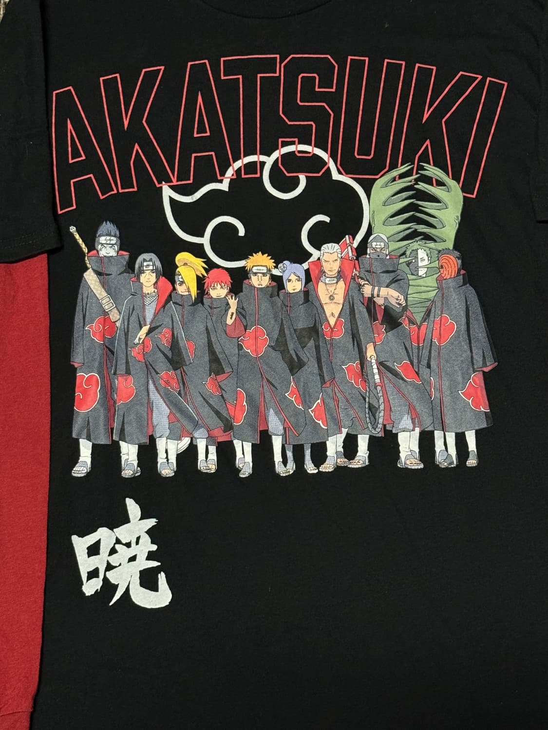 나루토 오피셜 아카츠키 레이어드 롱슬리브 상품이미지4