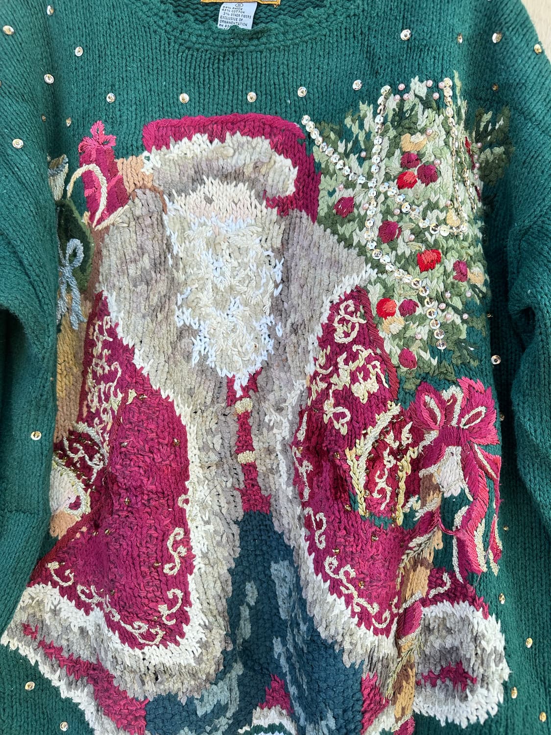 빈티지 Heirloom Collectibles 크리스마스 스웨터 상품이미지5