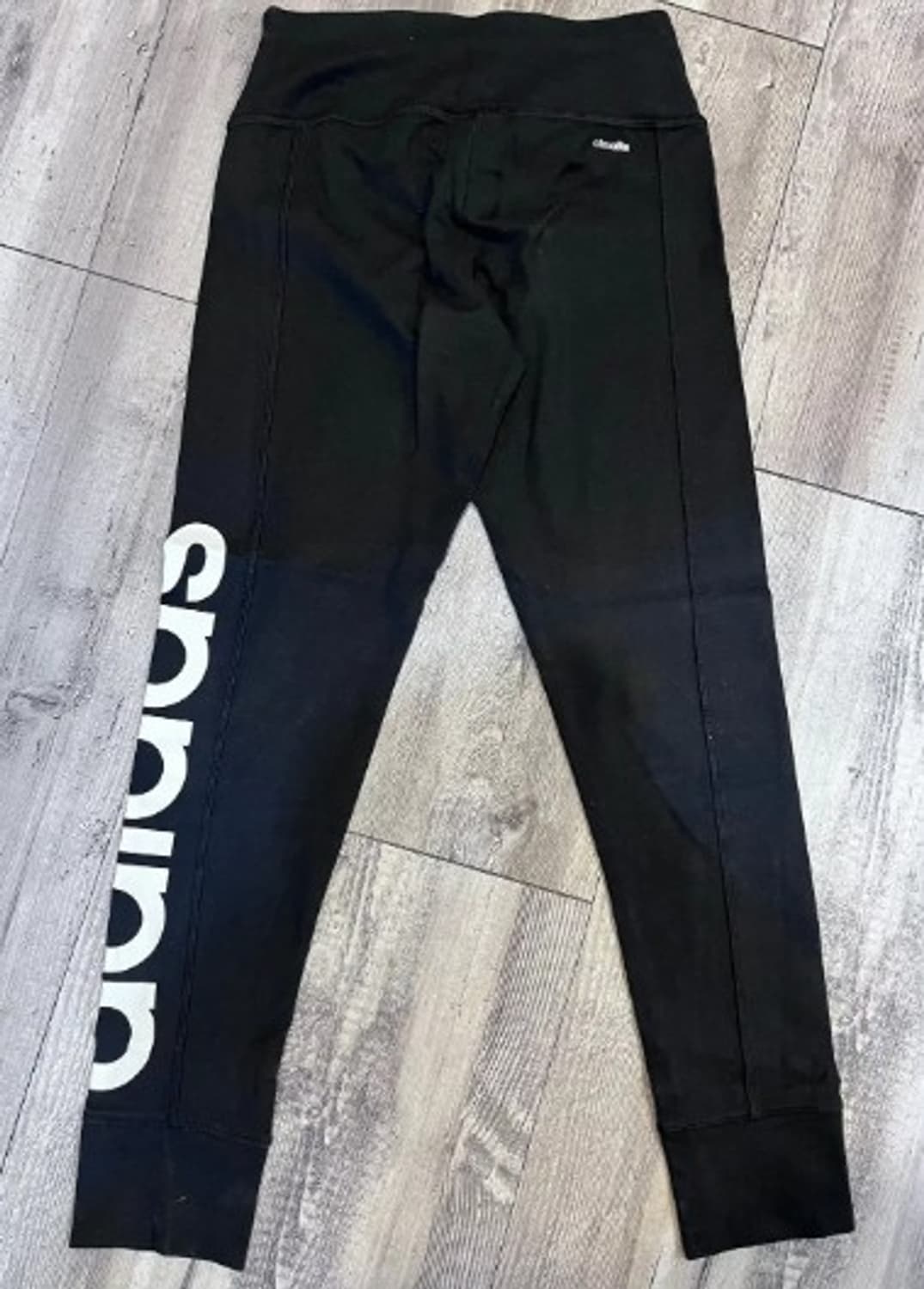 아디다스 여성 블랙로고레깅스팬츠 85사이즈 상품이미지5