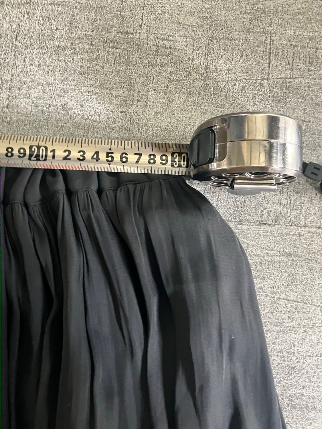일본빈티지 Glacier 하구미모리걸 할메카지 밴딩 롱플리트스커트 상품이미지2