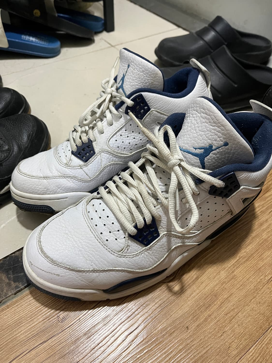 조던 4 레트로 콜롬비아 블루화이트 275 상품이미지1