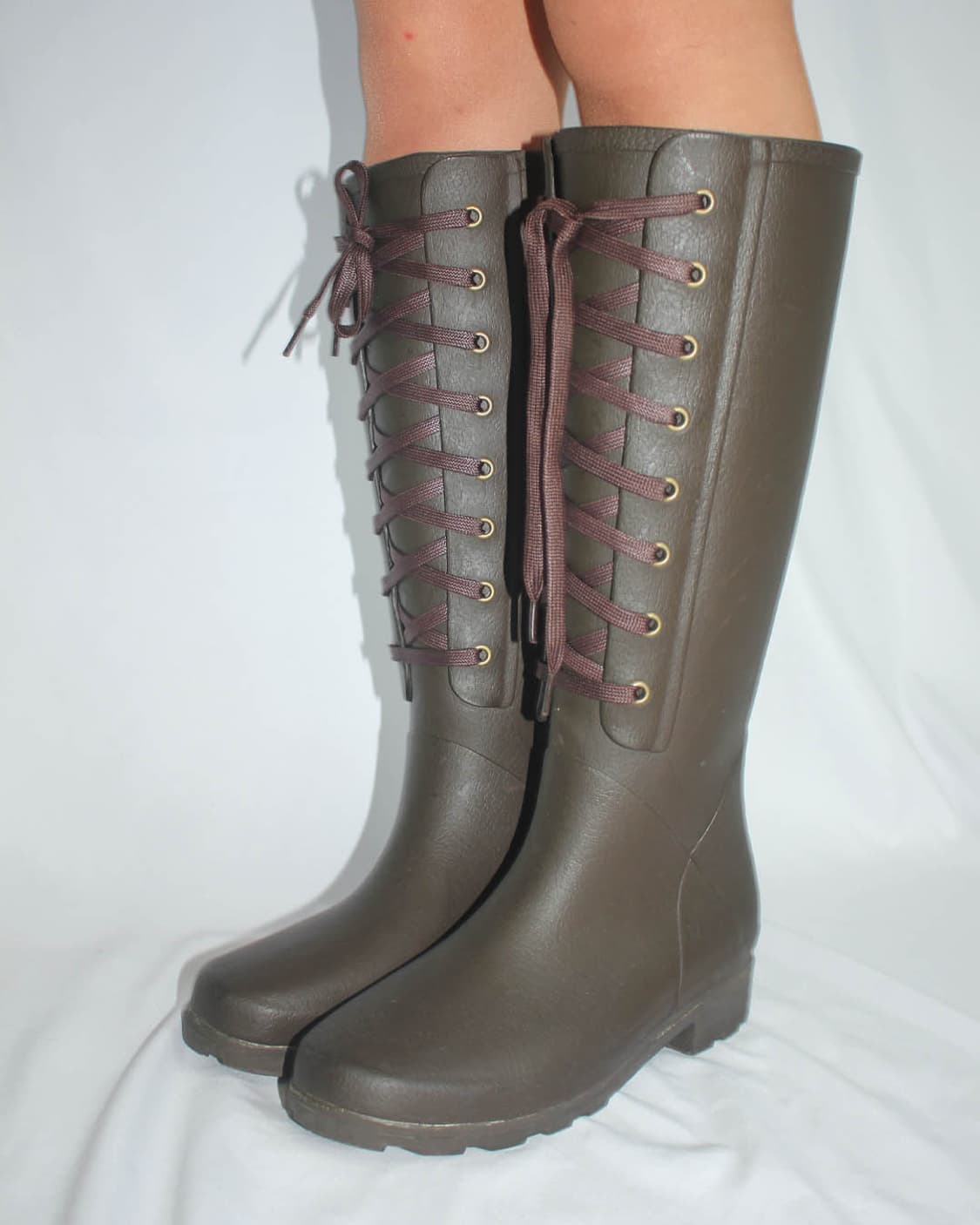 FILA lace-up antique rain long BOOTS 상품이미지6